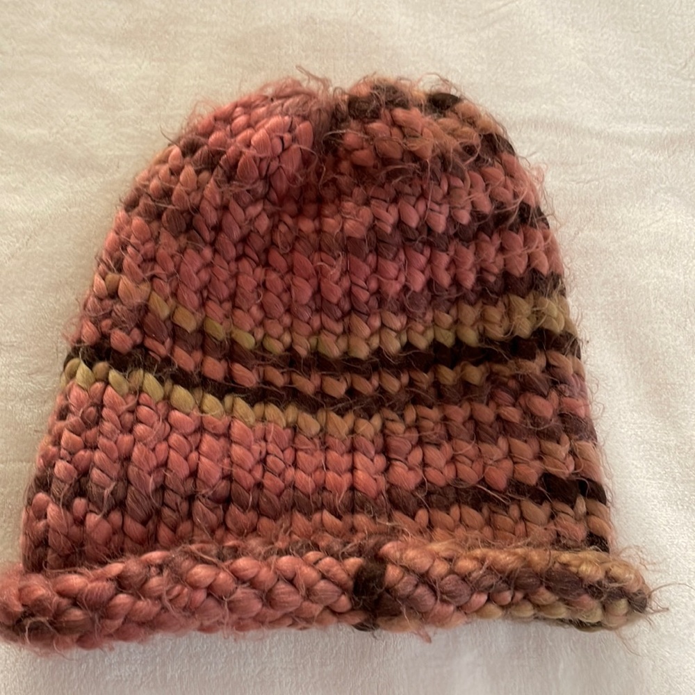 Hand-knitted hat